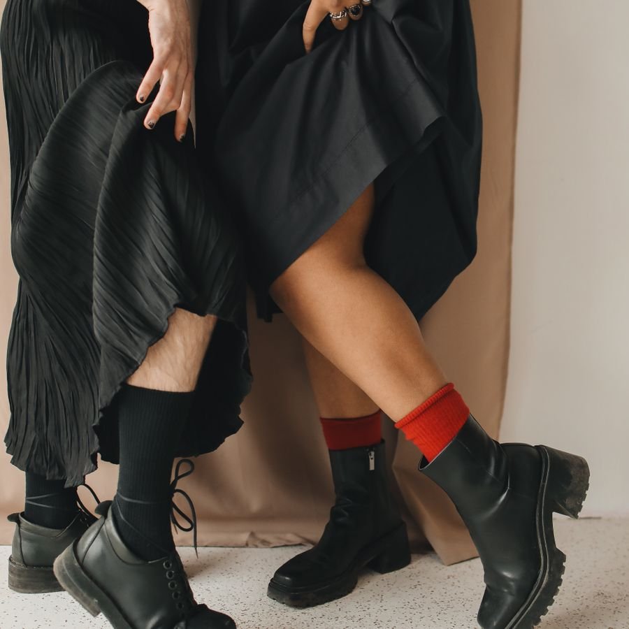 Pleated Midi Skirt